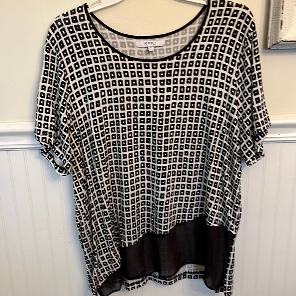 Women’s Reed xl short sleeve blouse , like new condition